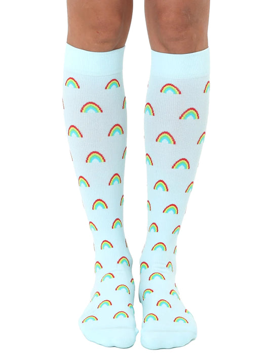 Rainbow Compression Sock