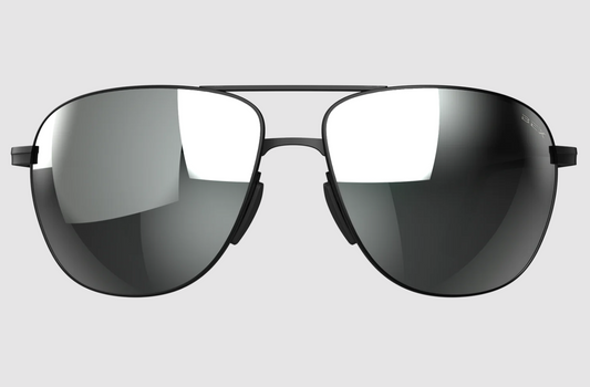 Bex Nova Sunglasses Matte Blk Gray Slvr