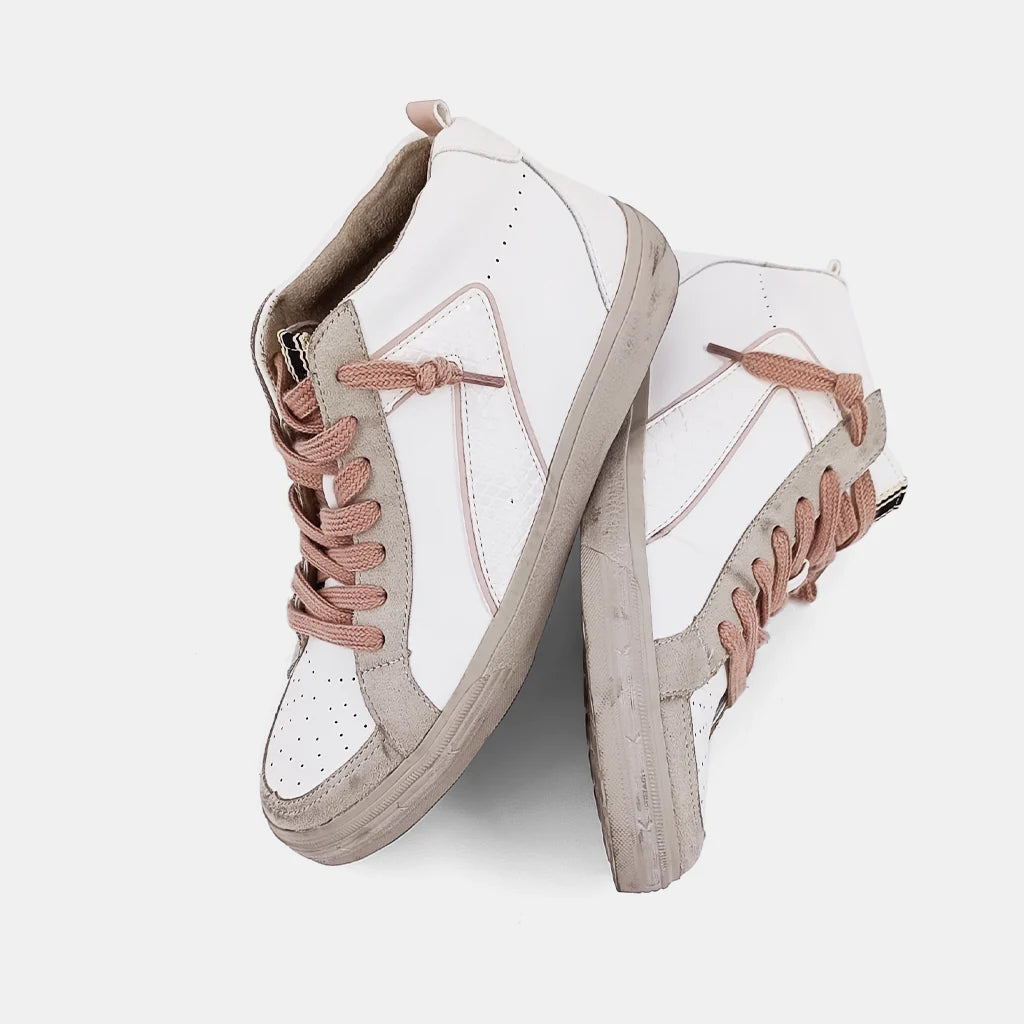 Shu Shop Sandy Bone Snake Sneaker