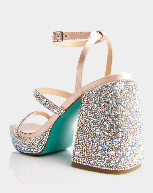 Steve Madden Denni Rhinestone Platform Heel