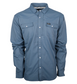 STS Ranchwear Men's Fischer Long Sleeve Shirt in Slate Blue