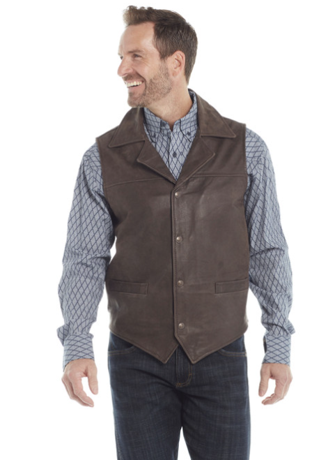 Brown Leater Vest