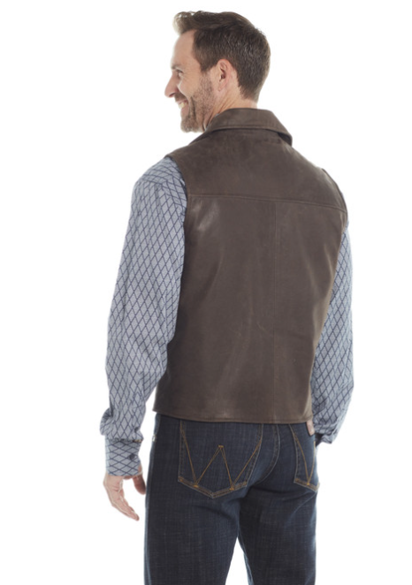 Brown Leater Vest