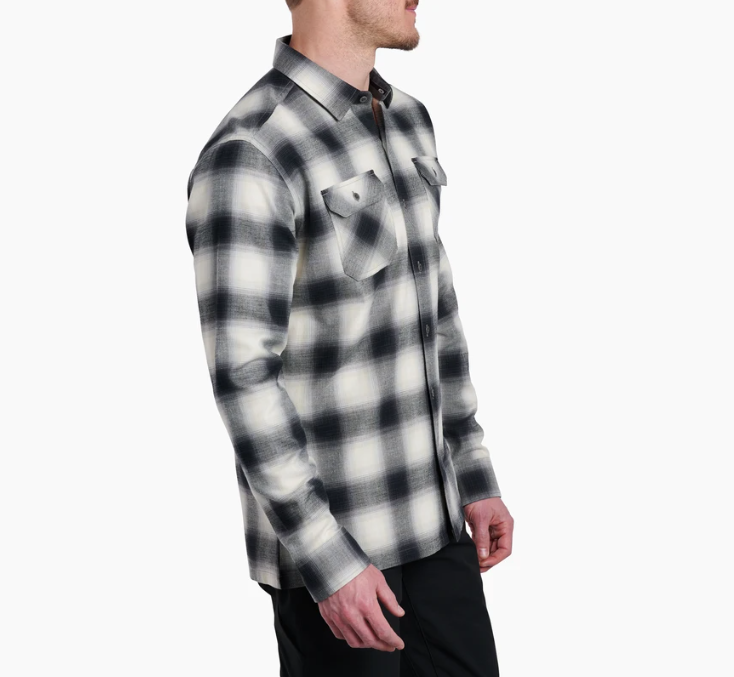 Kuhl Flannel LS Black Sand Shirt