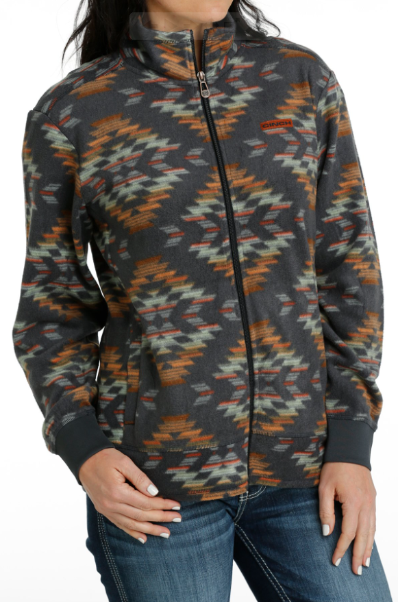 Cinch Navy Full Zip Cleece Jacket