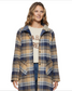 Aneta Reversible Plaid Flannel Jacket