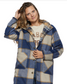 Aneta Reversible Plaid Flannel Jacket