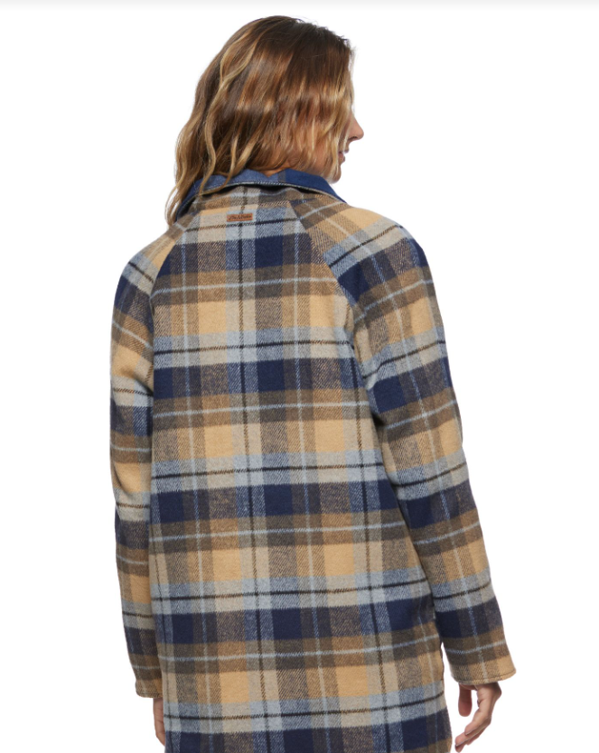 Aneta Reversible Plaid Flannel Jacket