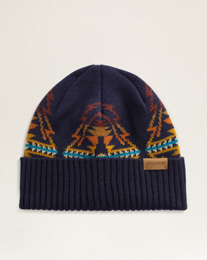 Pendleton Trapper Peak Navy Knit Cap