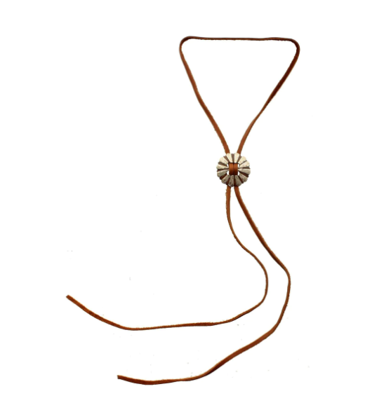 DJ Vestige Brandy Elk Skin Necklace