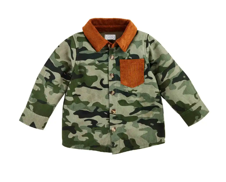 Kids Camo Shacket