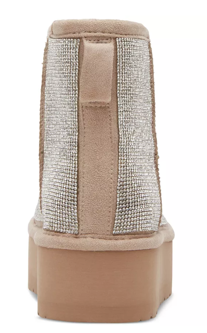 Sand Rhinestone Boot