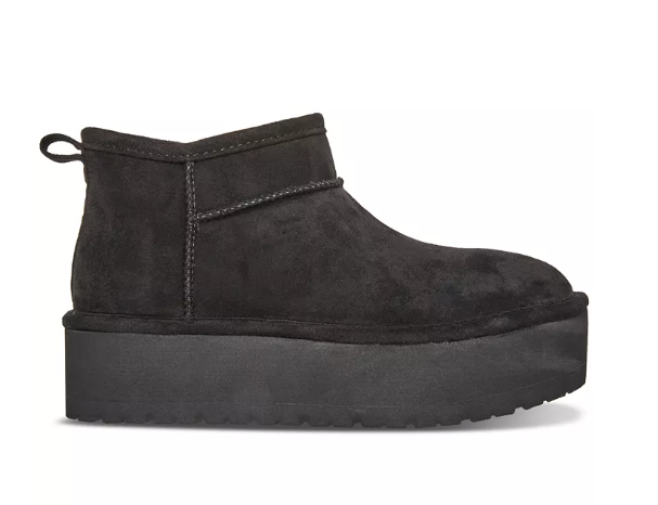 Black Mid Suede Boot