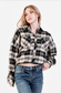 Dear John Xandra Shacket - Black/Cream Plaid