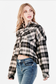 Dear John Xandra Shacket - Black/Cream Plaid