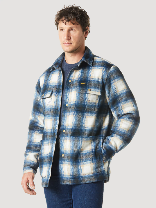 Western Flannel Shirt Jacket