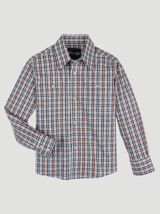 Wrangler Boys LS Snap Shirt