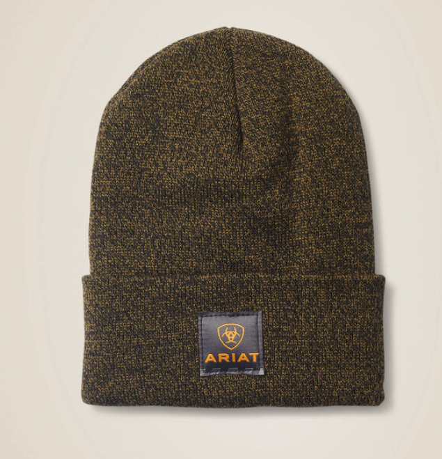 Ariat Rebar BLK/Olive Watch Cap