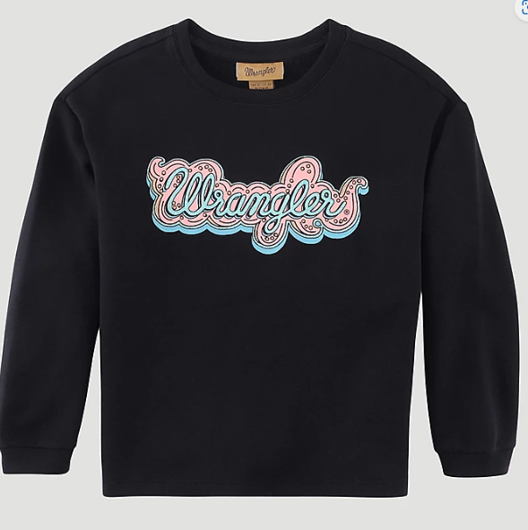 Wrangler Logo Black Sweatshirt