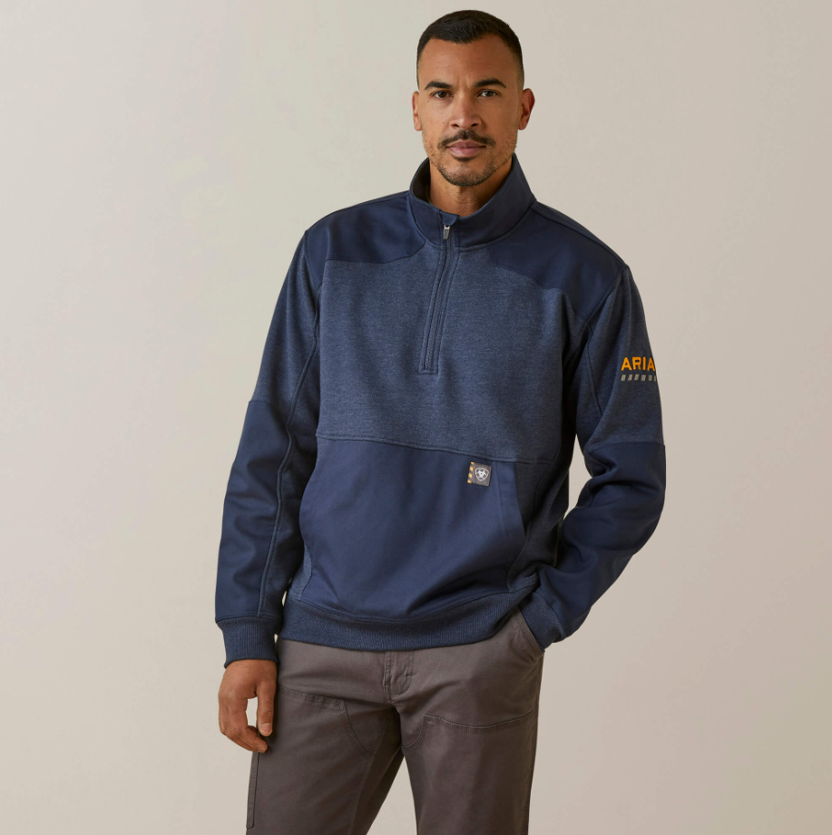 Ariat Rebar WKMN DC 1/4 Zip Sweatshirt