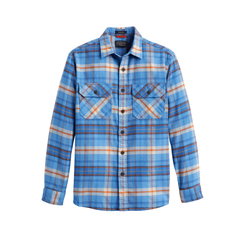 Pendleton Blue/Red Plaid Flannel Shirt