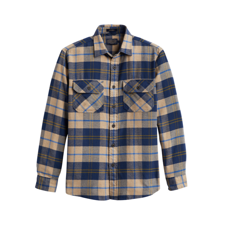 Pendleton TN/NV/ BZ Plaid Flannel Shirt