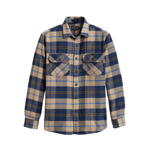 Pendleton TN/NV/ BZ Plaid Flannel Shirt