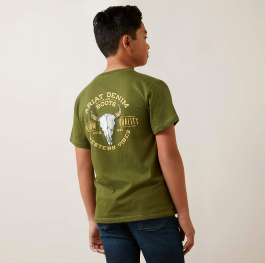 Ariat Youth Bison Skull T-Shirt