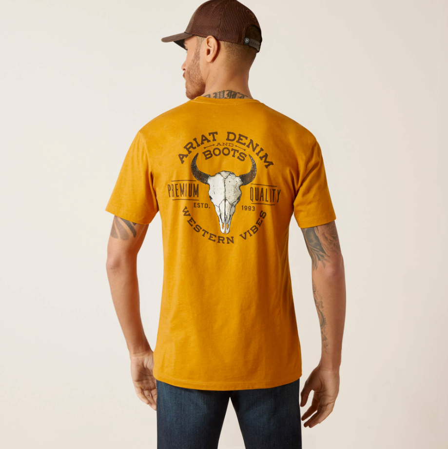 Ariat Bison Skull SS T-Shirt