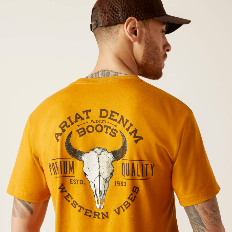 Ariat Bison Skull SS T-Shirt