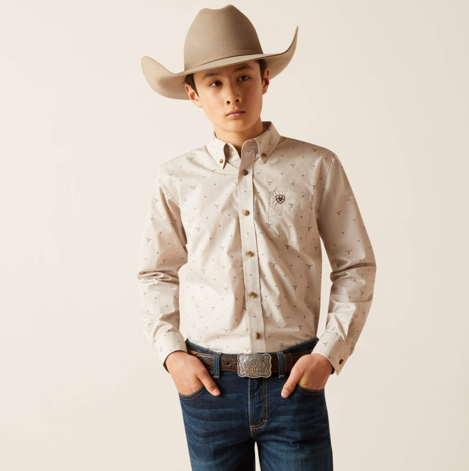 Ariat Boys Beau LS Shirt