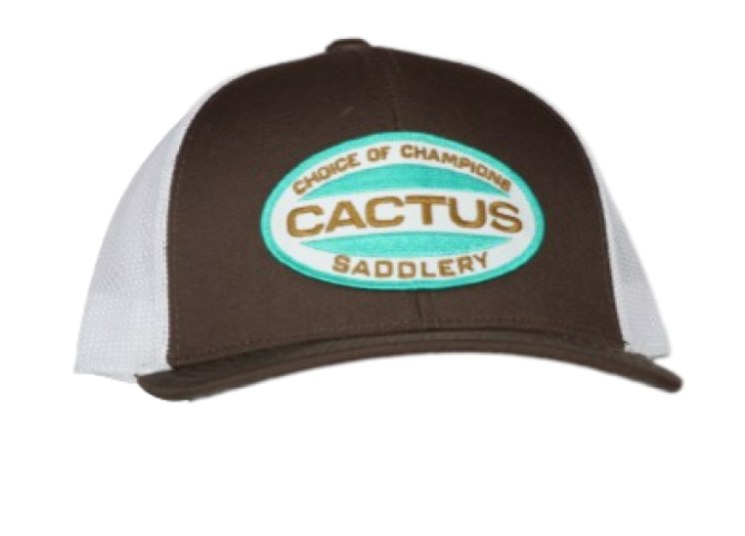 Cactus Saddlery/Brown/White 6P Cap