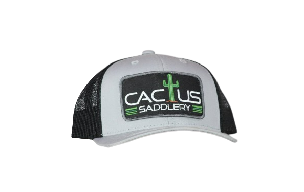 Cactus Saddlery Grey/Black 6P Cap