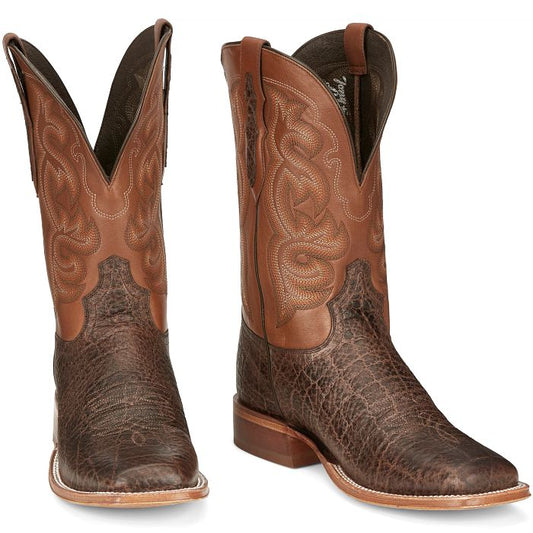 Tony Lama Men's Rowel 11" Western Boot in Clay Brown