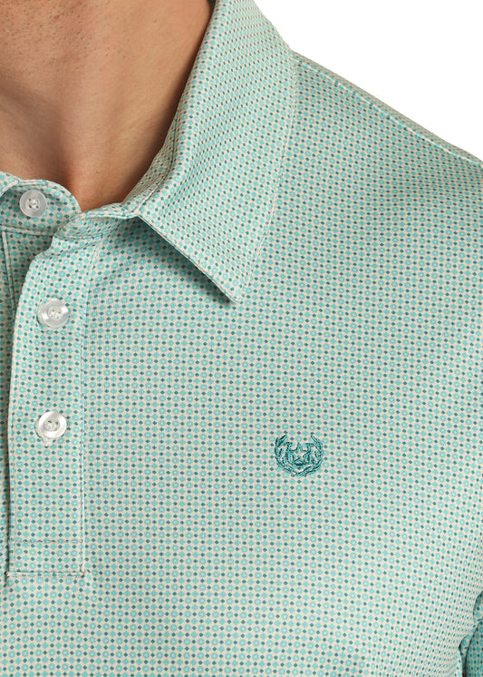 Panhandle Men's Ditzy Geo Knit Polo