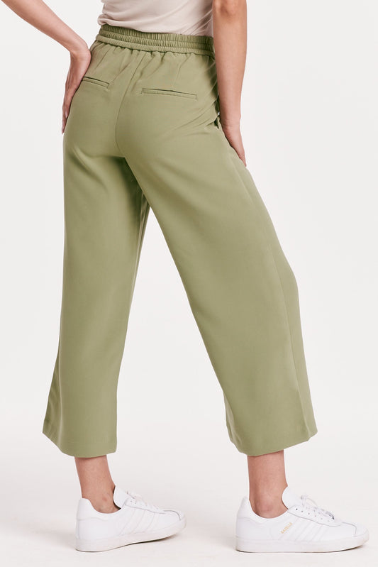 Another Love Denali High Rise Eucalyptus Cropped Pant