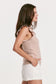 North Ruffle Trimmed Top in Warm Sand