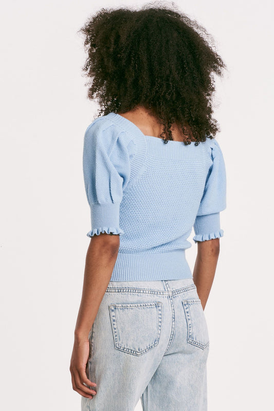 Another Love Eloise Dusty Blue Sweater