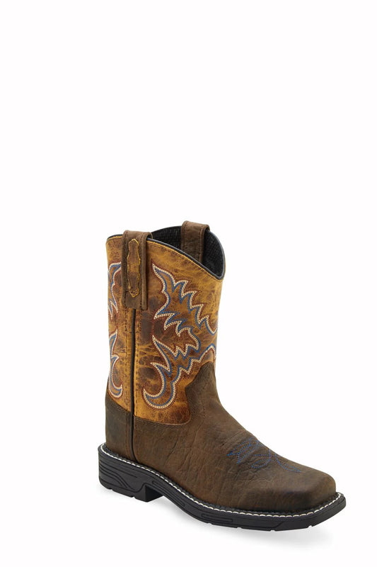 Old West Youth Bullhide Work Boot