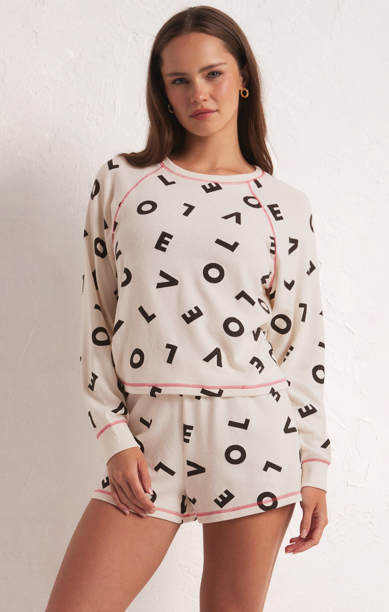 Z Supply Love Is Love Long Sleeve Top