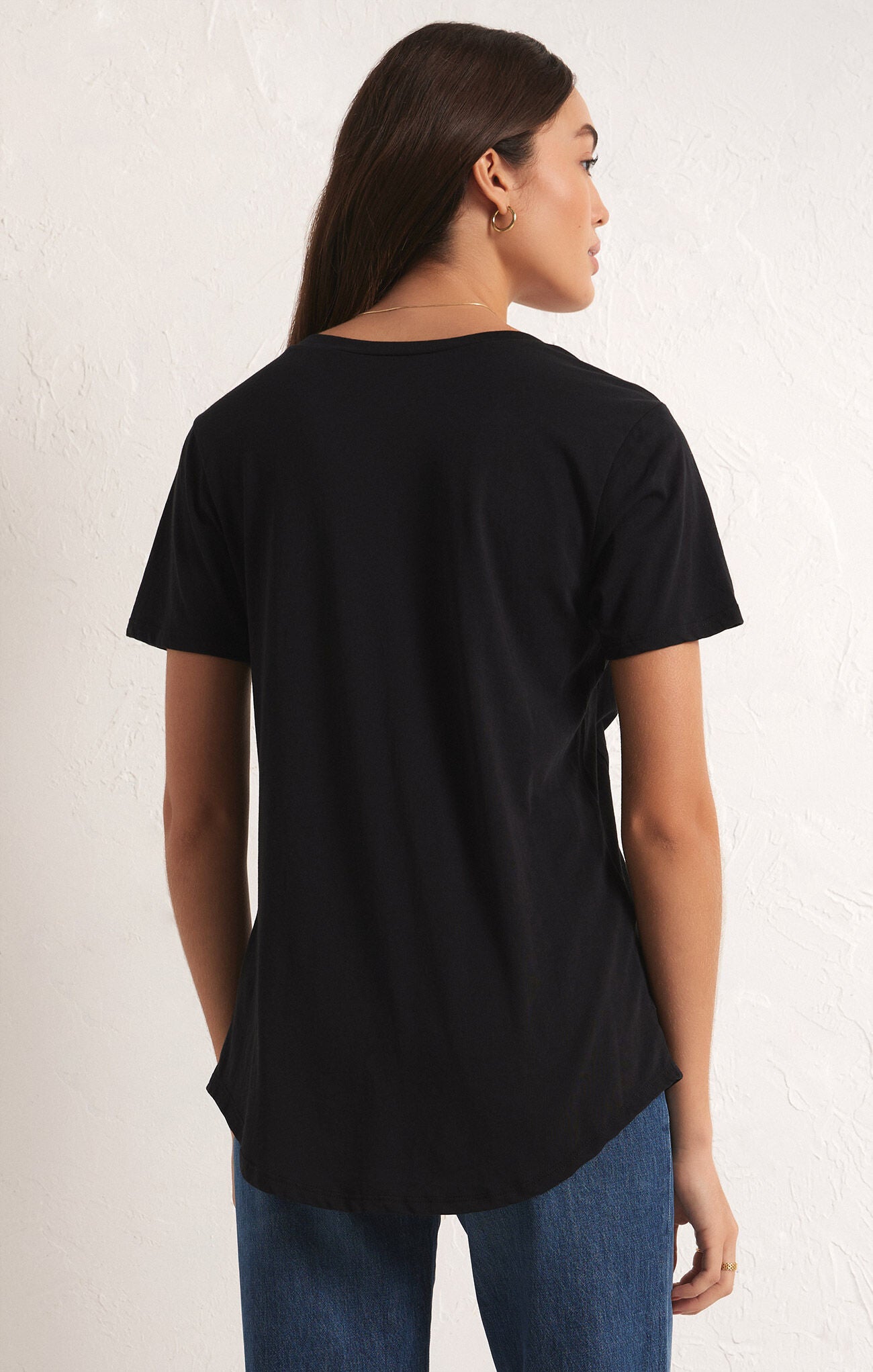 Z Supply Pocket Tee in Jet Black