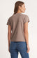 Z Supply Modern Slub Tee in Heather Latte