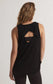 Z Supply Feel the Breeze Tank Top in Black