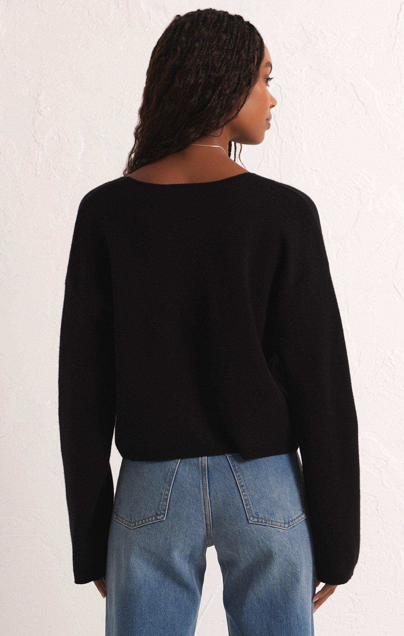 Z Supply Estelle Black Cardigan