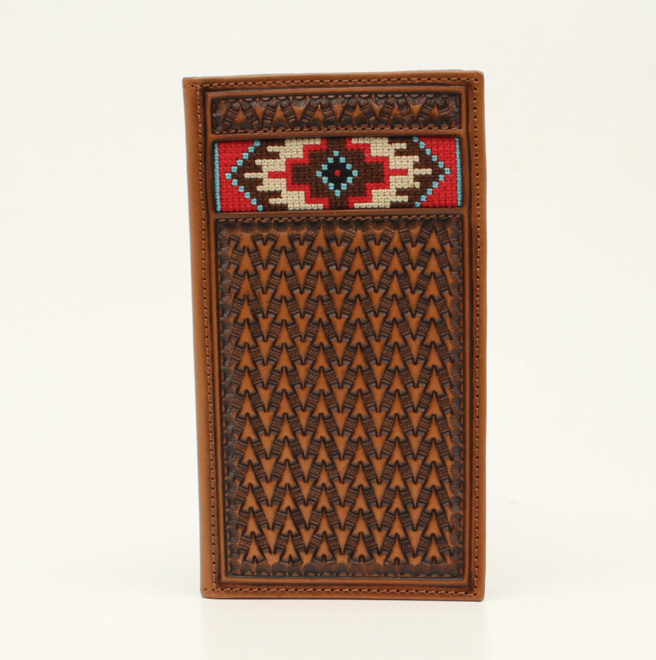 Ariat Rodeo Multi Embroidered Inlay Wallet