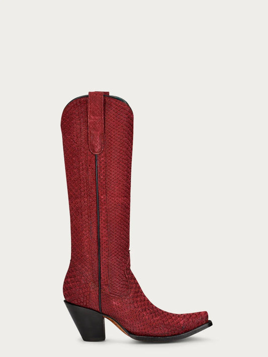 Corral Boots Red Full Python Exotic Boot