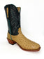 Fenoglio Antique Saddle Full Quill Ostrich Boot