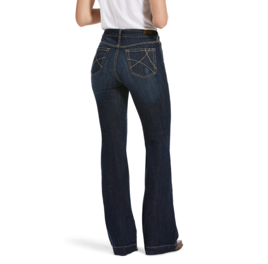 Ariat Ella Rascal Highrise Wide Leg Slim Trouser Jean