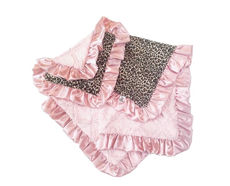 Baby Pink Cheetah Blanket