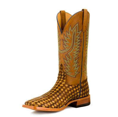 Horse Power Honey Woven Antique Bison Boot